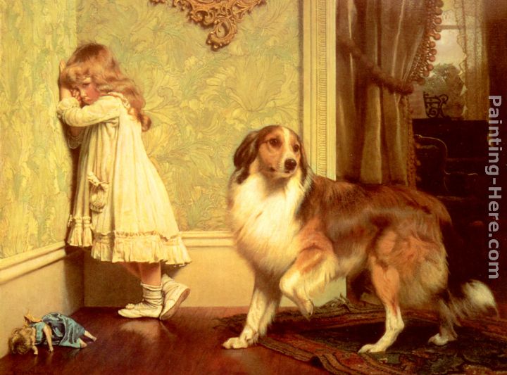 A Special Pleader painting - Charles Burton Barber A Special Pleader art painting